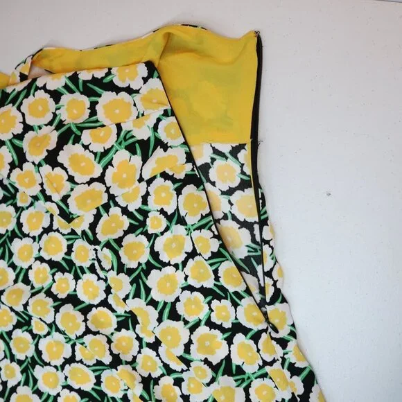 DVF 90s Poppy Shift Mini Dress Sz 14 Target collab Diane Von Furstenberg NWOT - Picture 8 of 12